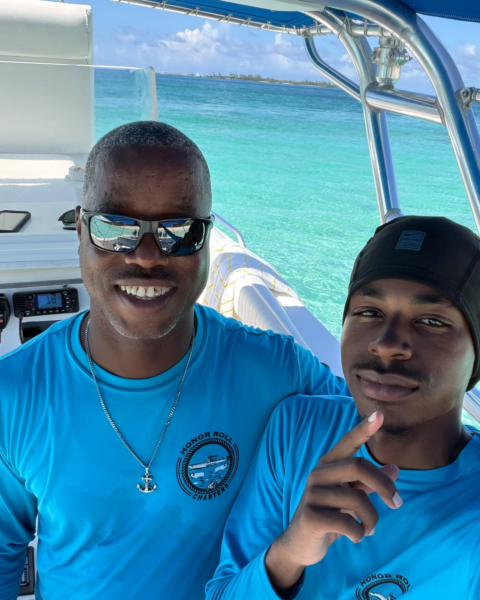 Charter boat on the water